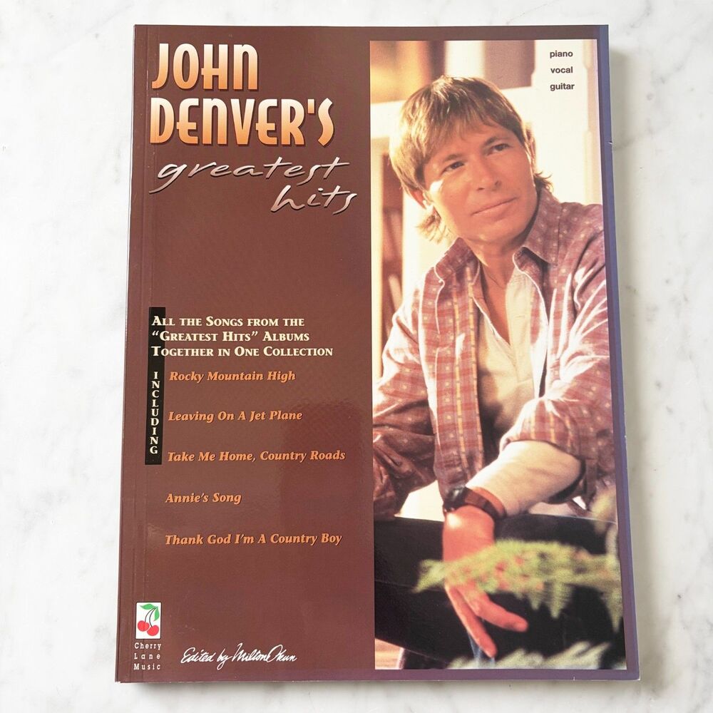 John Denver's Greatest Hits Songbook Piano Vocal Guitar Cherry Lane Hal Leonard